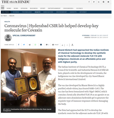 COVID-19 Vaccine: CSIR-IICT’s contribution