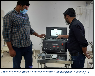 1st Integrated module demonstration at hospital in kolhapur