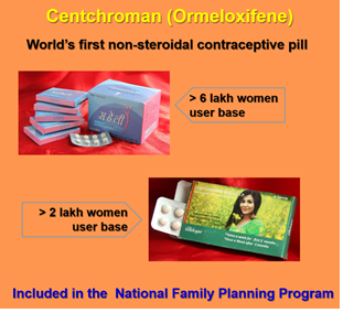 World's first non-steroidal birth control pill