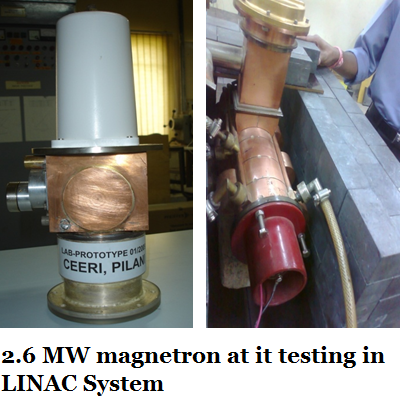 2.6 MW magnetron at it testing in LINAC system