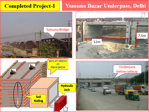 Soil Nailing with Box Jacking Technique