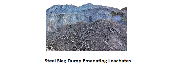 Steel Slag Dump Emanating Leachates