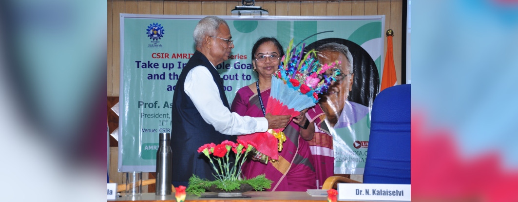 CSIR AMRIT Lecture Series - Take up Impossible Goals: and then go all out to achieve it too by Prof. Ashok Jhunjhunwala