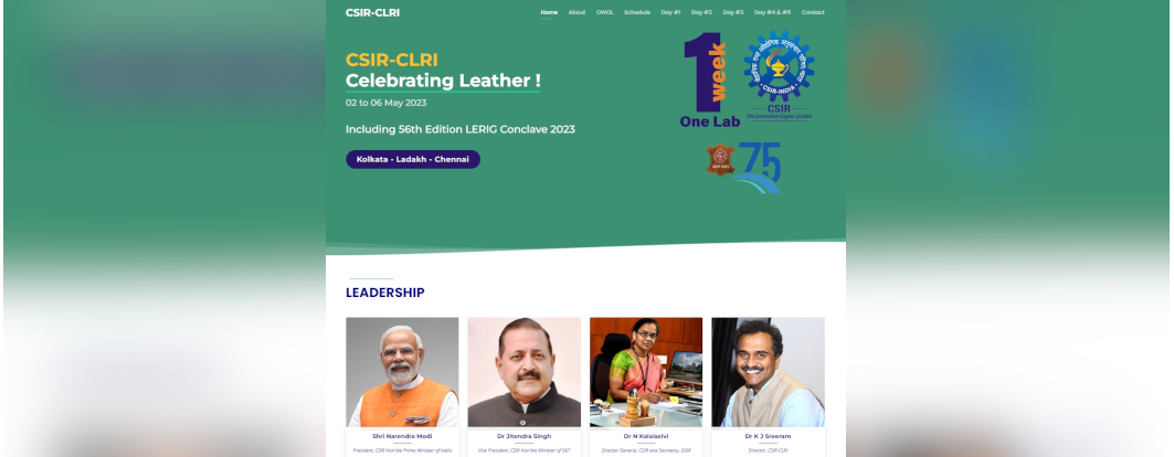 One Week One Lab - CSIR-CLRI