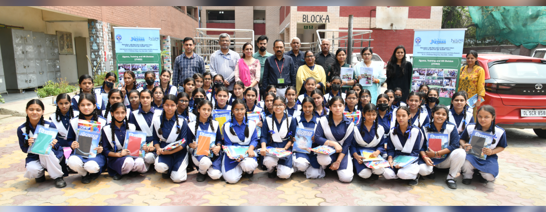 CSIR-NIScPR Jigyasa: Student-Scientist Program at Govt. Girls Secondary School, Burari, New Delhi on 3rd May 2023