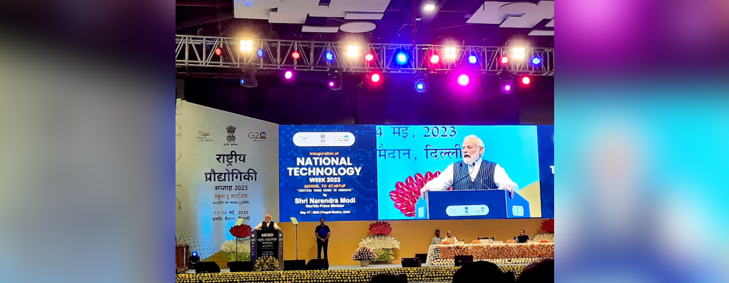 Hon’ble Prime Minister Shri Narendra Modi addresses an event on National Technology Day 2023