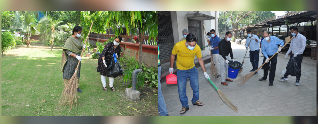 Cleanliness Drive in CSIR Headquarter under Swachhta Pakhwada 2023