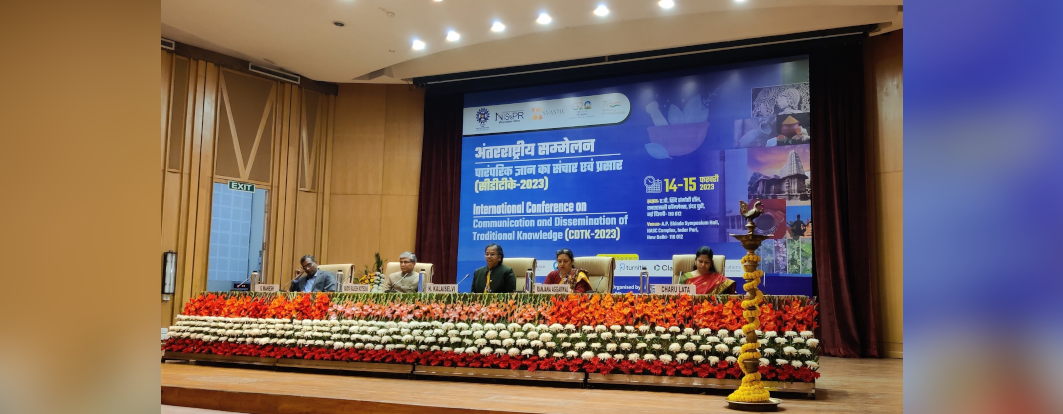 Dr. (Mrs) N. Kalaiselvi to inaugurate International Conference on Communication & Dissemination of Traditional Knowledge organised by CSIR-NIScPR