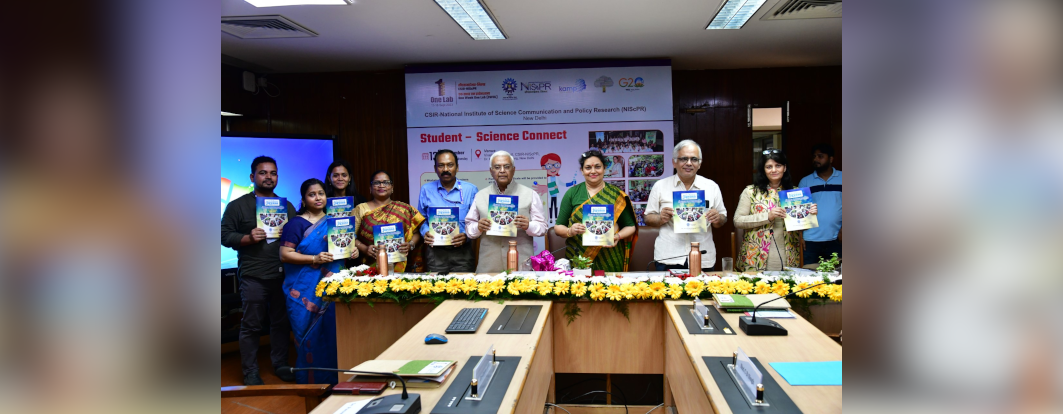 CSIR-NIScPR OWOL: Student-Science Connect Program "Release of NIScPR Jigyasa Annual Report 2022-23