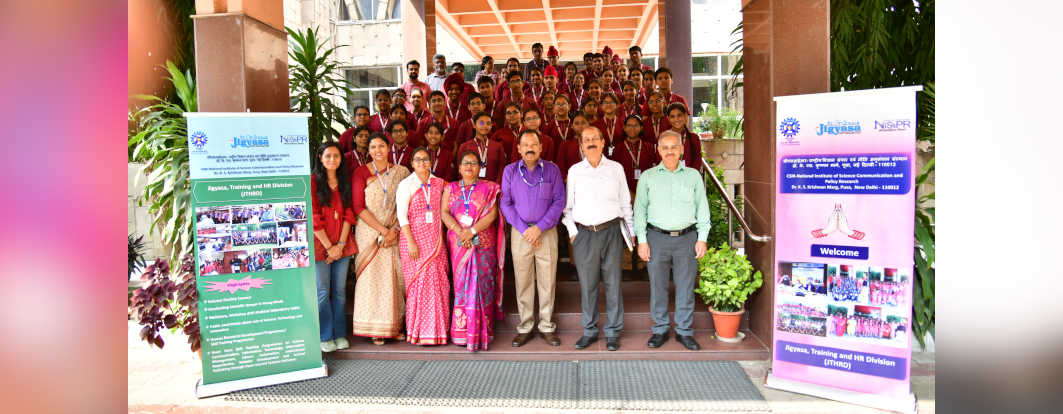 CSIR-NIScPR Jigyasa: Student-Scientist Connect Program with students of Indian School, New Delhi on 30 October 2023