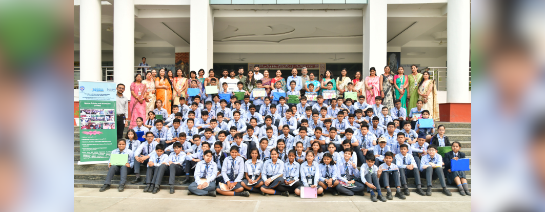 CSIR-NIScPR Jigyasa: Student-Scientist Connect Program with 400 students of RPS School, Dharuhera, Haryana on 03 November 2023