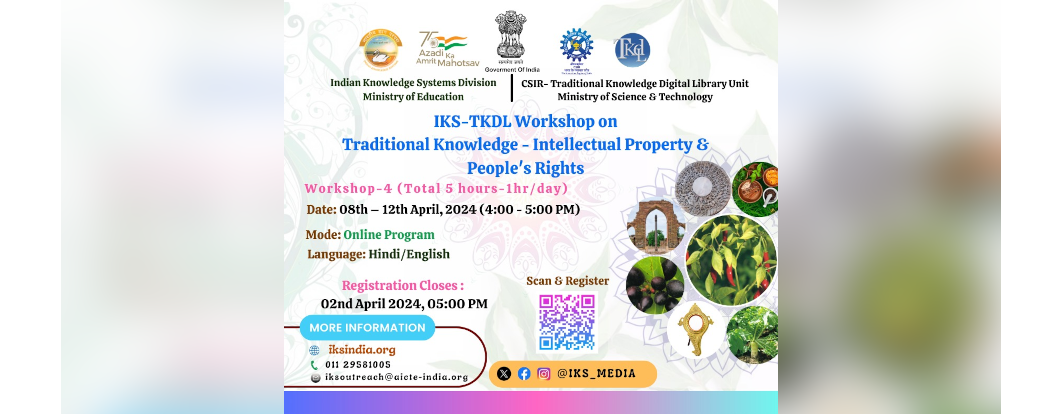 IKS-TKDL Workshop on Traditional Knowledge - Intellectual Property & People's Rights