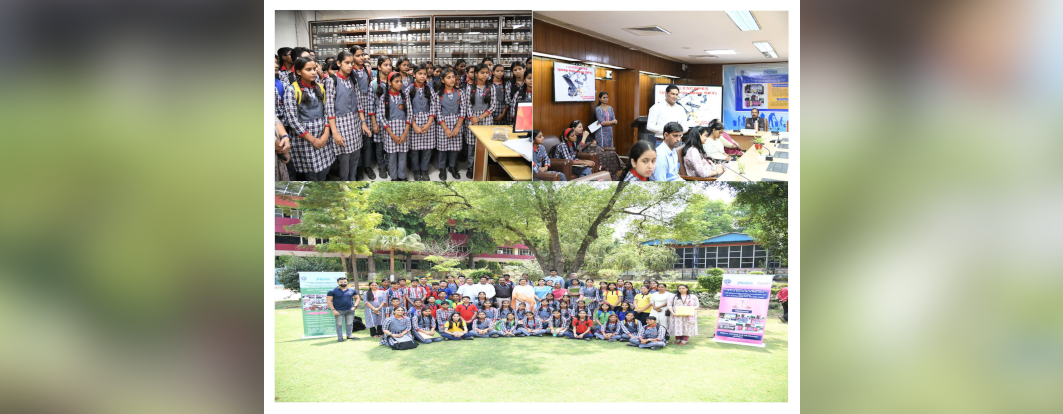 CSIR-NIScPR Jigyasa: Student-Scientist Connect Program with students of KV BSF Camp and Cambridge School, New Delhi on 8 May 2024