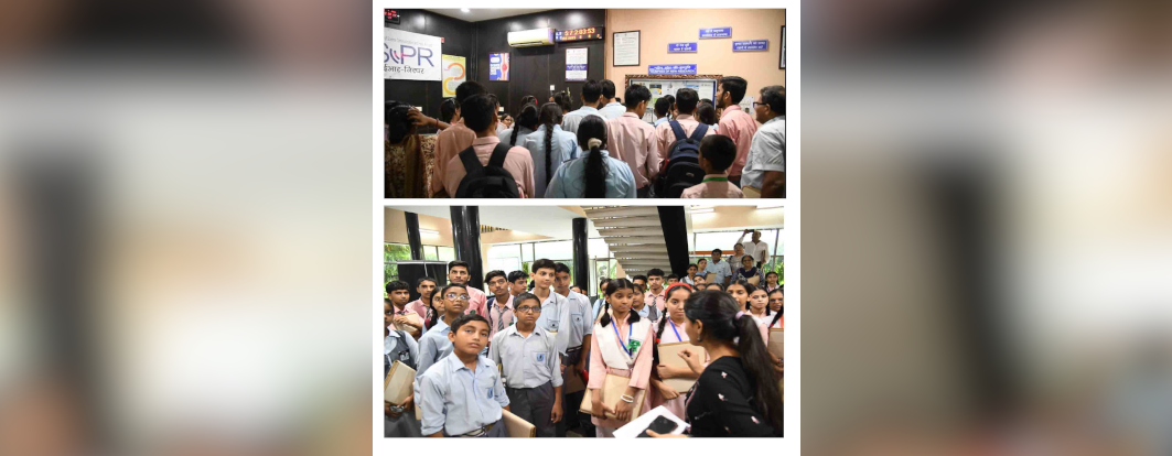 CSIR-NIScPR: Energy Literacy Program on Climate Clock with students of Kendriya Vidyalaya, Navyug Vidyalaya, Atal Adarsh Balika Vidyalaya and other schools on 15 July 2024