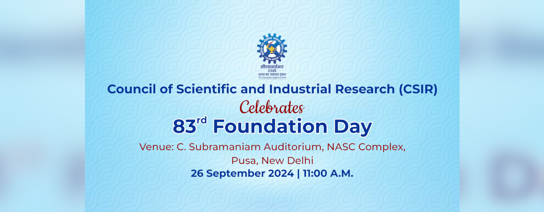 CSIR Foundation Day 2024