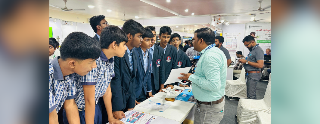CSIR participated in Bharat Pride 2024 (Science & Technology Expo) at G Pulla Reddy Memorial School, Hyderabad