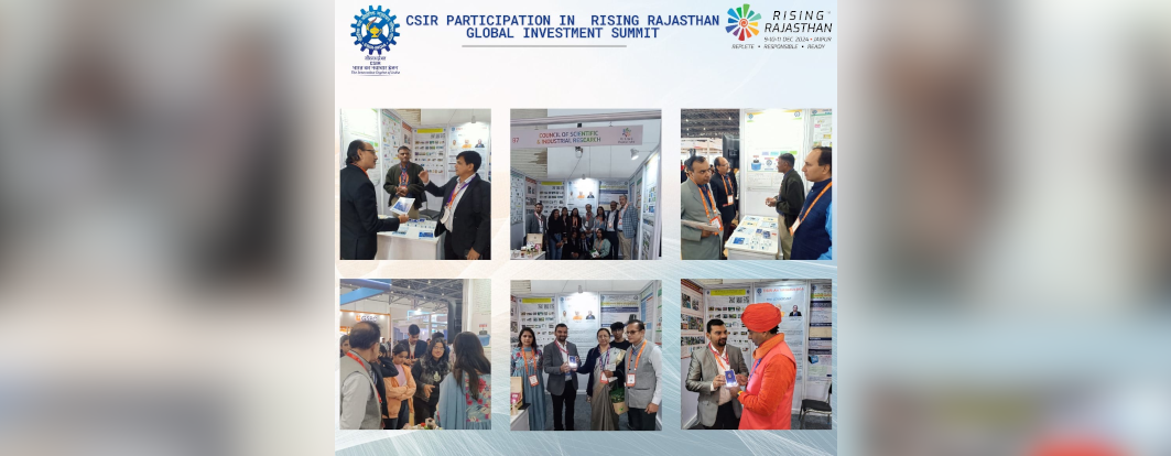 CSIR's Participation in the Rising Rajasthan Global Investment Summit