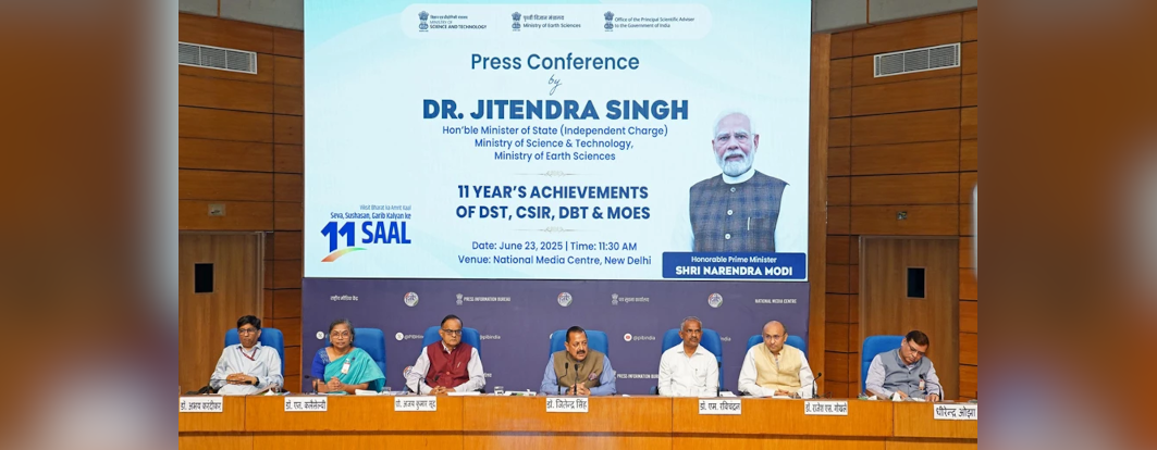 11 year's achievements of DST, CSIR, DBT & MOES