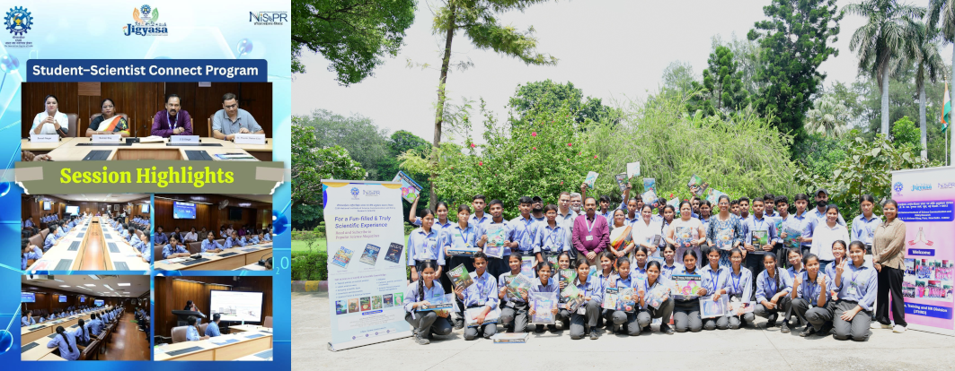 CSIR-NIScPR Jigyasa: Student-Scientists Connect Program with under-priviledged Students of NeeV Learning Centre, Gurugram on 19 August 2025