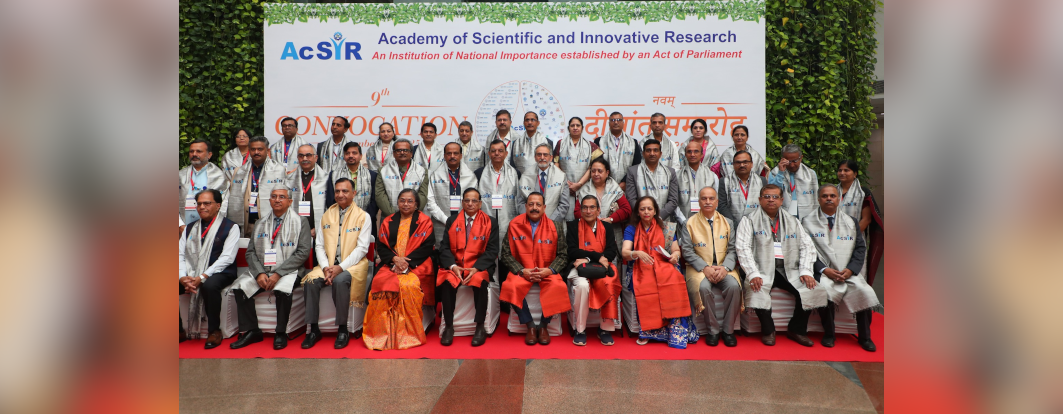 Convocation Address by Hon’ble Union Minister Dr. Jitendra Singh at the "Academy of Scientific & Innovative Research" (AcSIR)