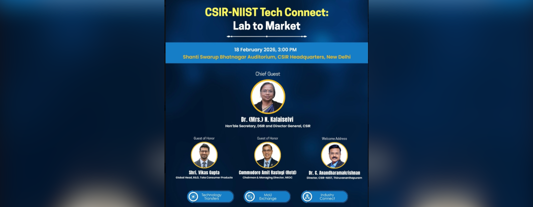 CSIR-NIIST Tech Connect: From Lab to Market