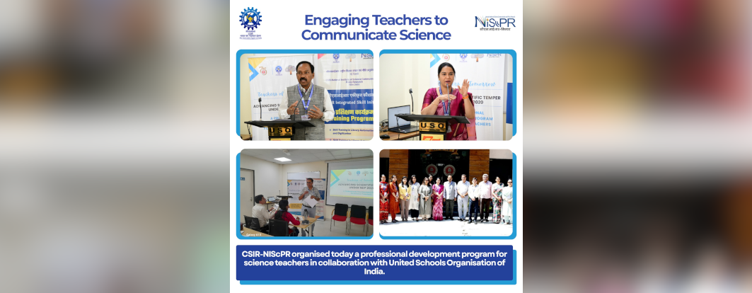 CSIR-NIScPR : Short Term Training Program