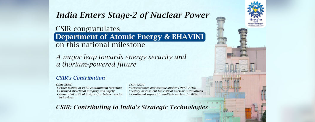 India Enters Stage-2 of Nuclear Power