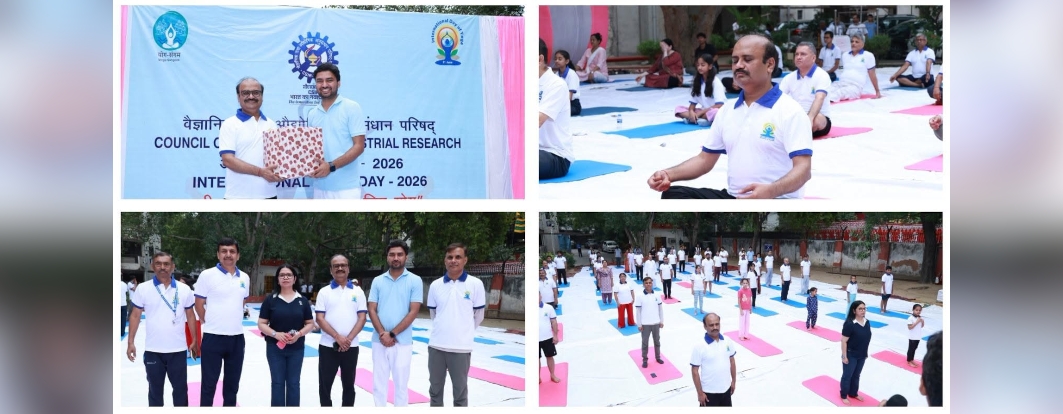 CSIR Headquarters celebrated the International Day of Yoga at the CSIR Scientists' Apartments, Maharani Bagh, New Delhi