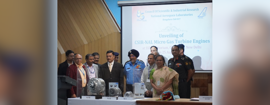 Unveiling of CSIR-NAL Micro Gas Turbine Engines