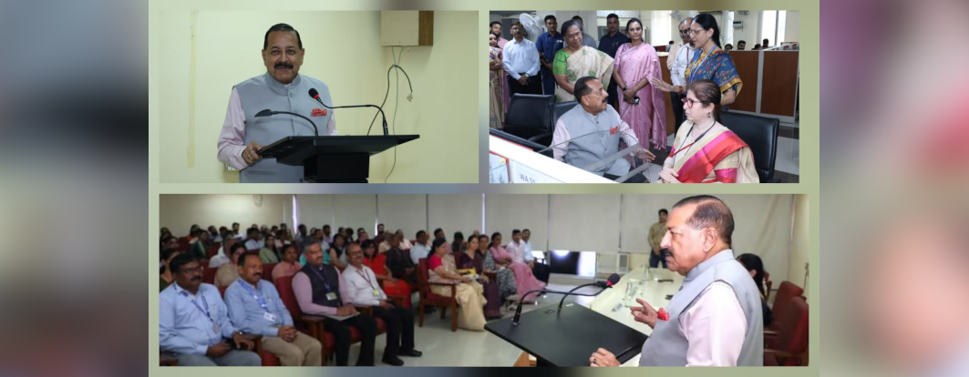 Visit of Hon’ble Minister, S&ES and Vice President, CSIR, Dr. Jitendra Singh to CSIR-TKDL Unit