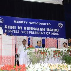Visit of Honorable Vice President of India, Shri M. Venkaiah Naidu, visit of CSIR-NEIST.