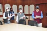 Pledge taking ceremony on the occasion of Constitution Day , 26 November in CSIR Hqrs