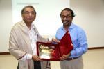 Professor Alok Bhattacharya delivering the talk on Rare genetic disorders: A goldmine for drug discovery