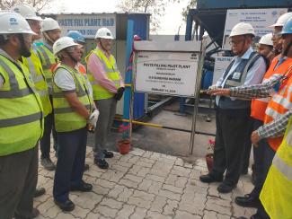 Paste Filling Pilot Plant by CSIR-CIMFR, Dhanbad