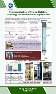 commercialization of column flotation technology for mineral processing indstries
