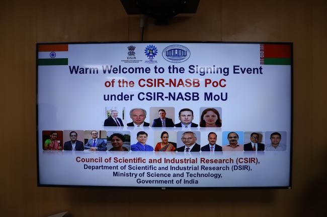 Senior-level delegation from the NASB to CSIR